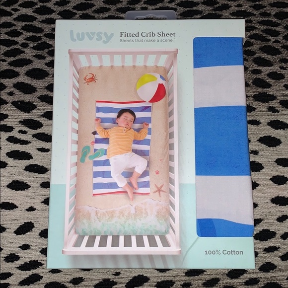 luvsy fitted crib sheet